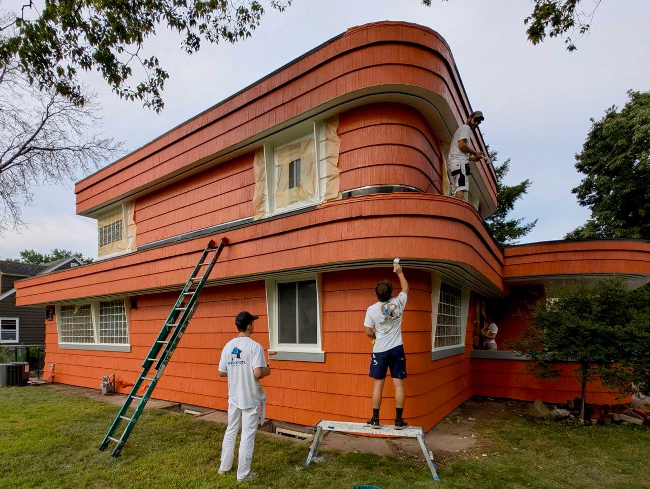 Historic Renovation Brings Orange Vibrancy image