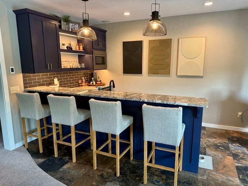 Chic Home Bar Remodel by Wisconsota Painting image